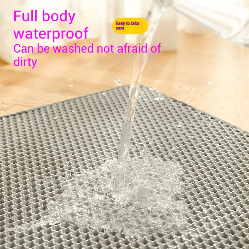 Cat Litter Mat Waterproof Double Layer