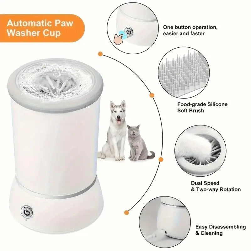 Automatic Dog Paw Washer USB chargeable