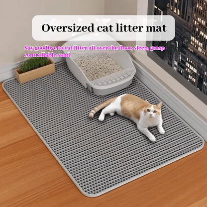 Cat Litter Mat Waterproof Double Layer