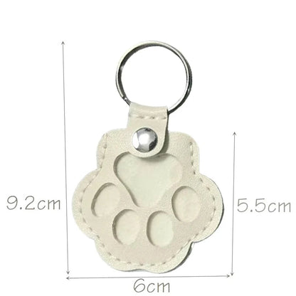 Pet Hair Memorial Keychain