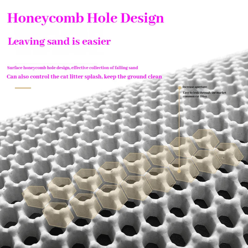 Cat Litter Mat Waterproof Double Layer