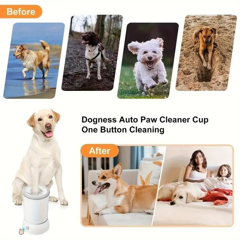 Automatic Dog Paw Washer USB chargeable